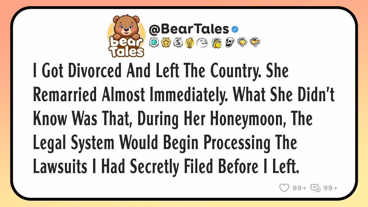 I got divorced and left the country. She remarried almost immediately. What she didn’t know was...