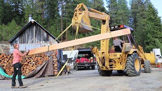 Couple Begins TIMBER FRAME HOUSE BUILD
