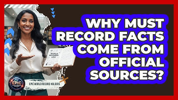 Why must record facts come from official sources?