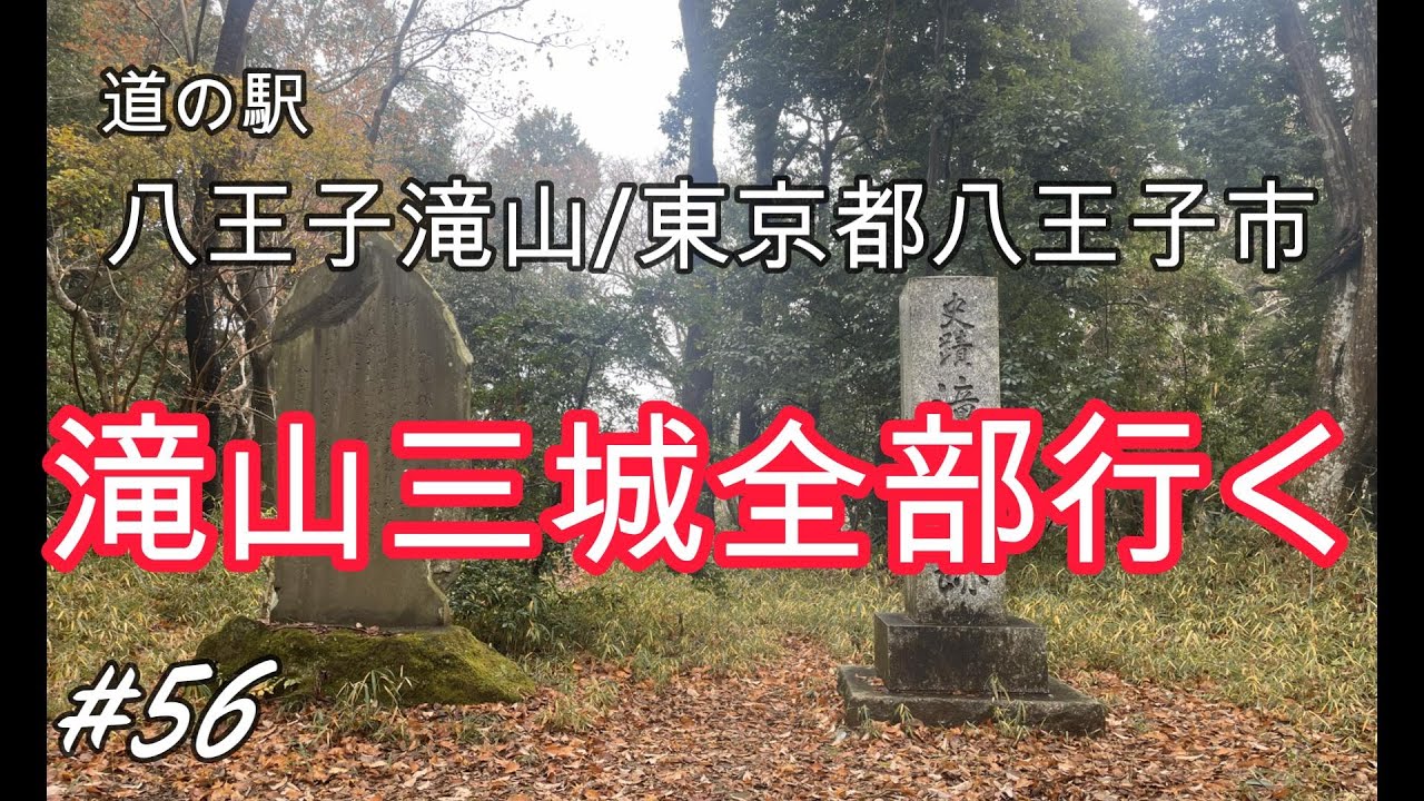 【CT125で関東甲信徘徊】東京の山城が綺麗すぎた【#56】