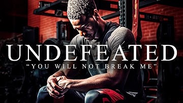 I WILL NOT BE DEFEATED - The Most Powerful Motivational Speech Compilation for Success & Working Out