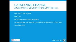 CATALYZING CHANGE || A Clean Water Solution for the CMP Process