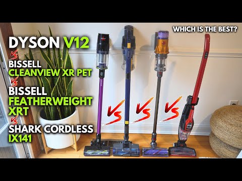 Bissell Cleanview XR vs Dyson V12 vs Shark IX141 - BEST VALUE?