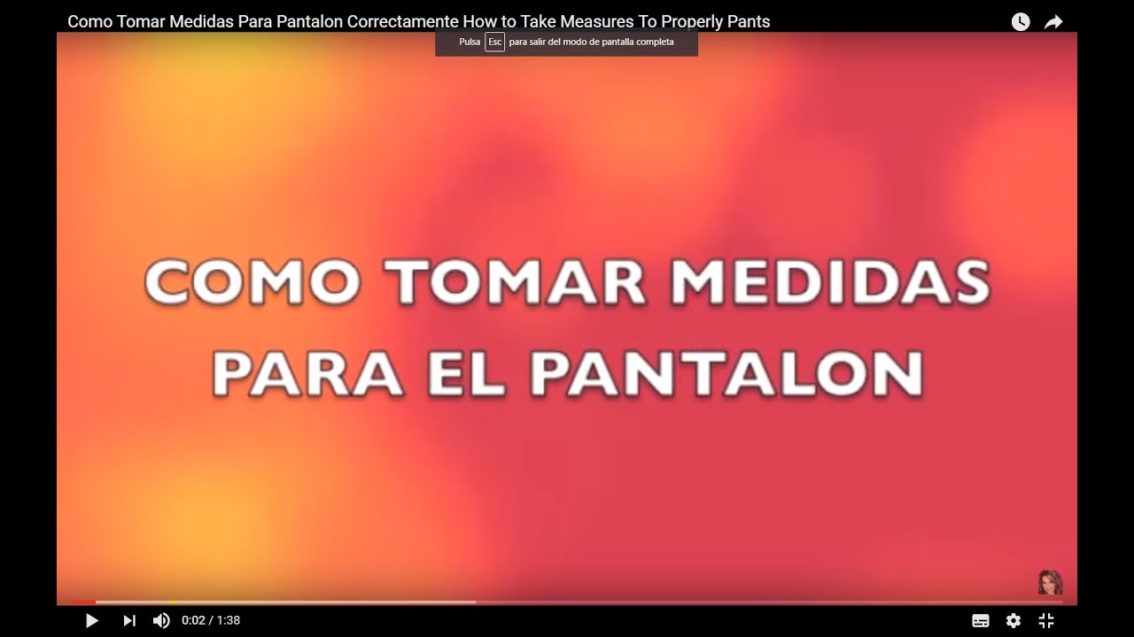 Como Tomar Medidas Para Pantalon Correctamente How to Take Measures To  Properly Pants - YouTube