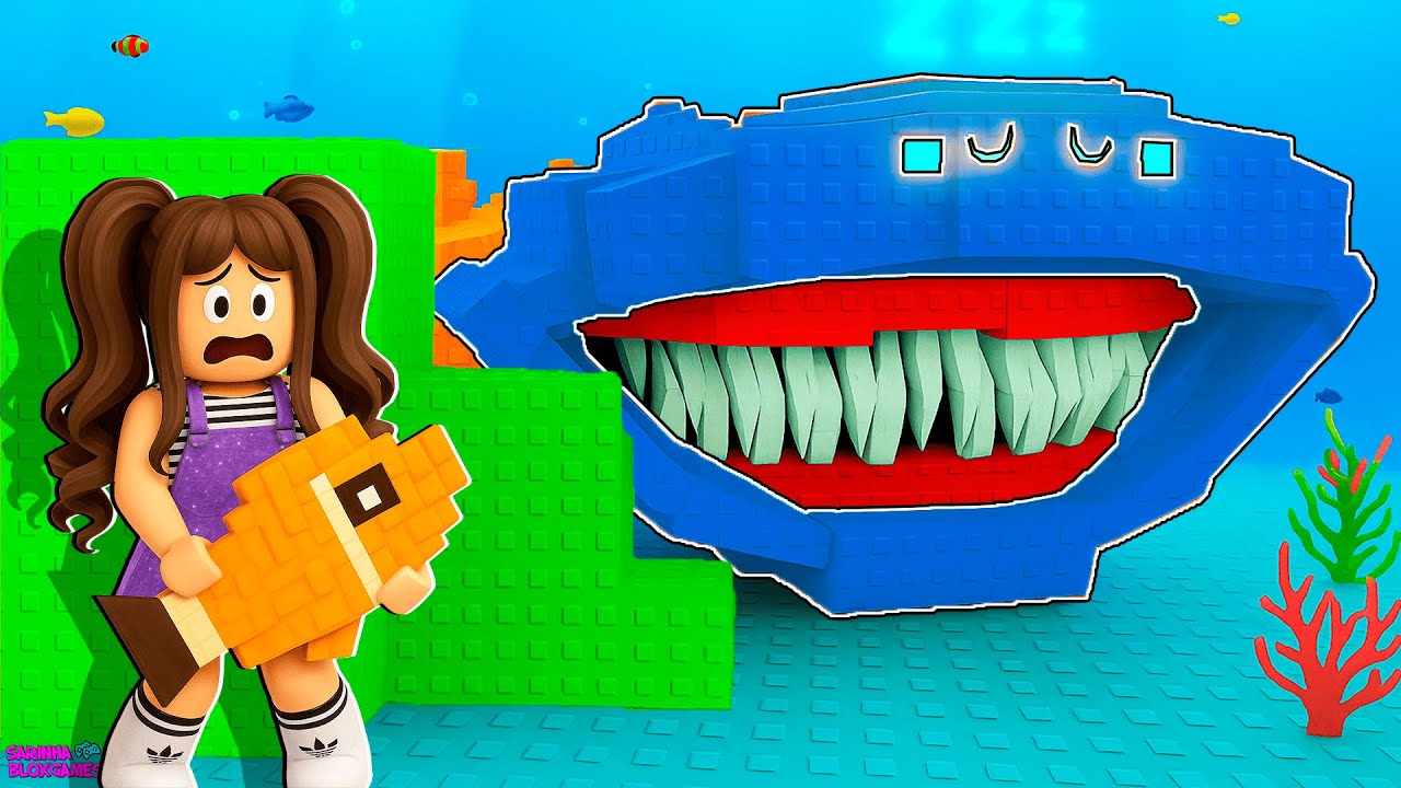 NÃO ACORDE O PEIXE....OU ELE VAI TE PEGAR!! ROBLOX