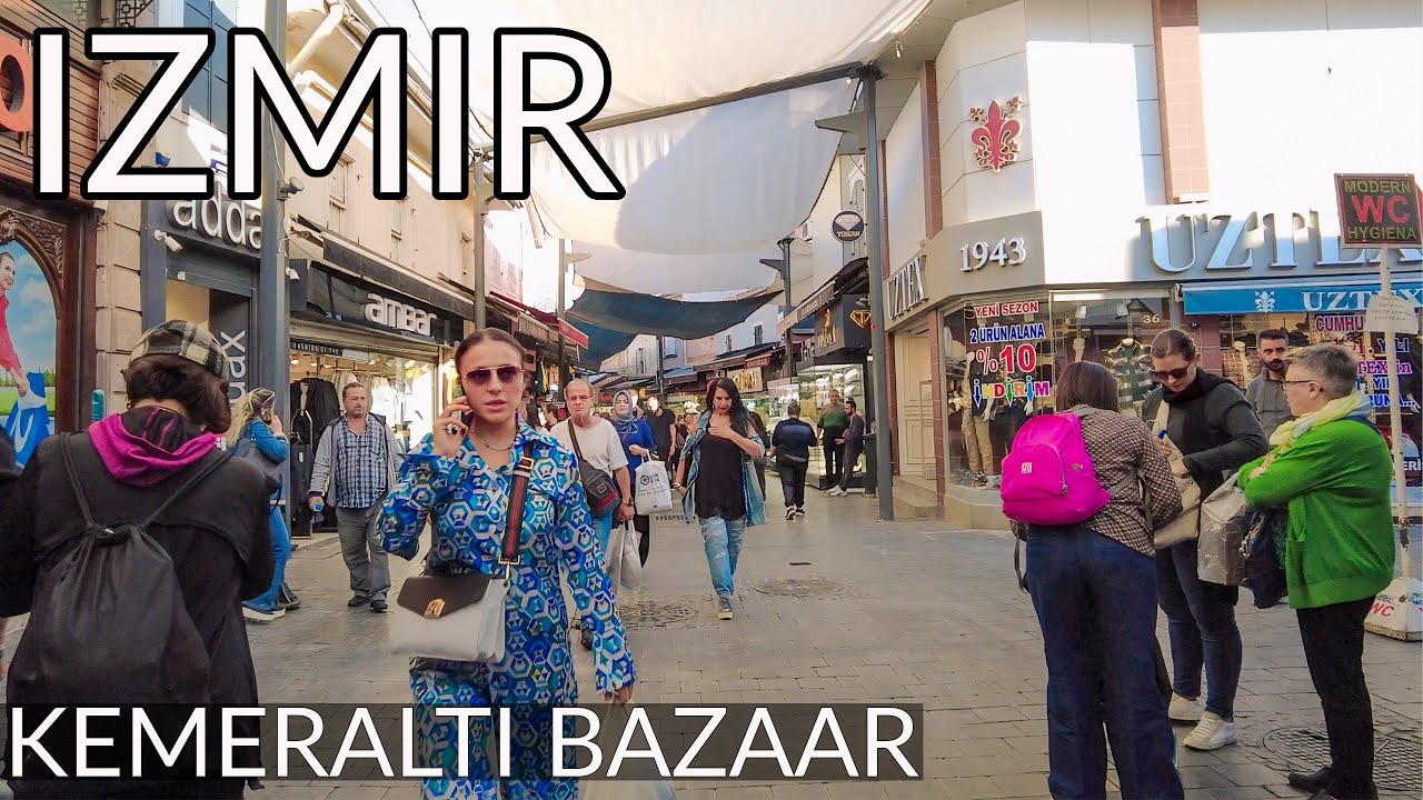 Izmir, तुर्किये | शहर की सैर 4K | 2 नव॰ 2024