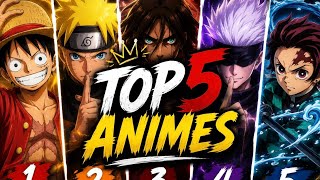 Meus top 5 animes #shounen #jujutsukaisen #naruto, galera esqueci de demon slayer quando postei