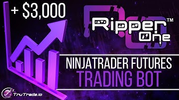 $3,000 Passive NinjaTrader Futures Trading Bot 3 Hour Session