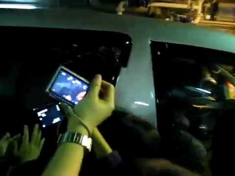 10-5-2009 容祖兒離開荃灣廣場再度引起哄動