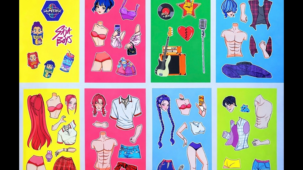 PAPER DIY🌟 HUNTRIX💜: SAJA🩷: INSTA LOVE PART 2