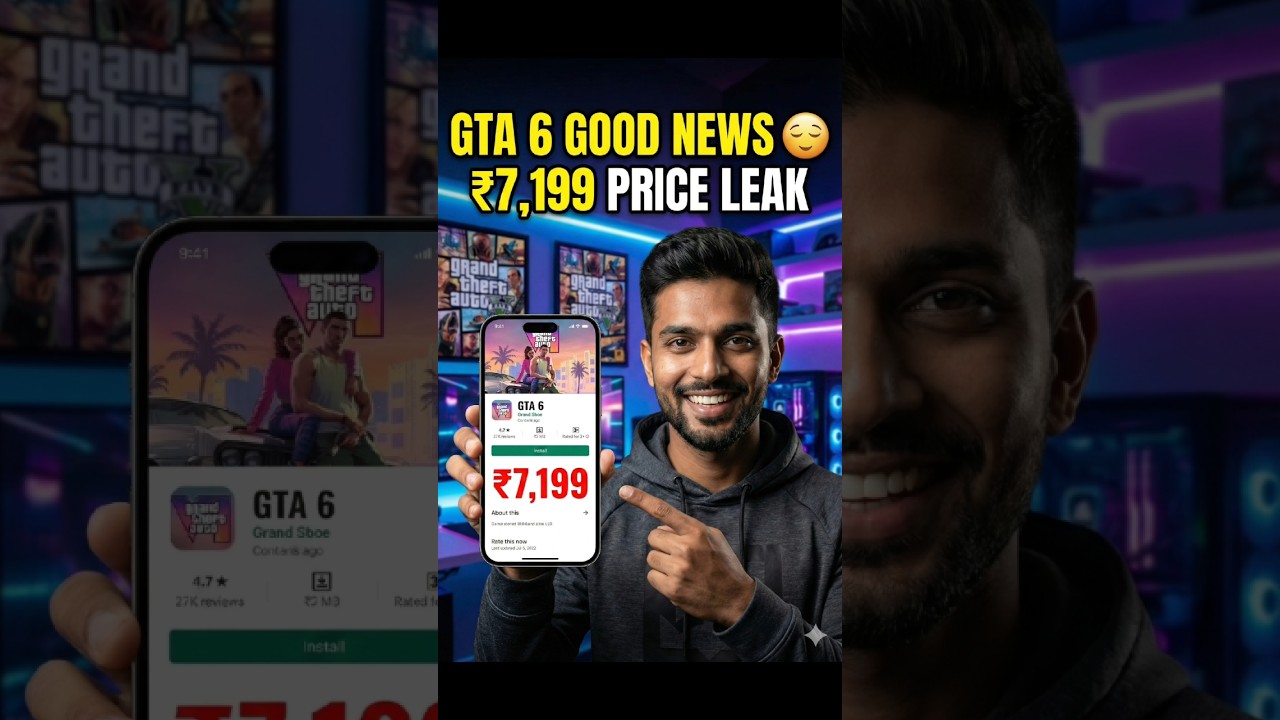 GTA 6 Release Date CONFIRMED 😳 Price India Gamers Will Love #gta6 #gamingshorts #ShiftingTech