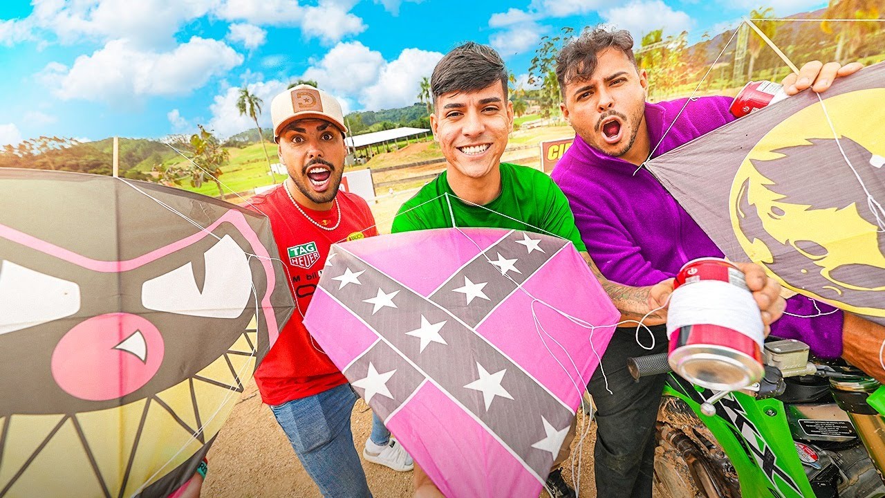 SOLTEI PIPA COM MEUS AMIGOS E CORTEI TODO MUNDO *RELOOO*