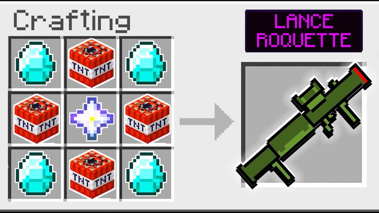 Je peux CRAFT un LANCE ROQUETTE !! - YouTube