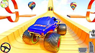 Monster Truck Mega Ramp Stunts - Extreme Car Driving - Android Gameplay screenshot 3