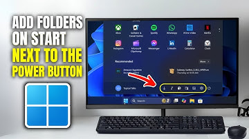 How to Add folders on Start next to the Power button on Windows 11 | Full Guide