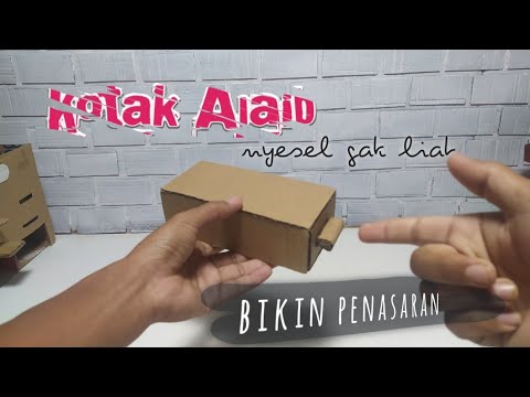 Membuat Kotak ajaib bisa menyembunyikan uang