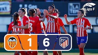 Resumen del VCF Femenino vs Atlético de Madrid | Jornada 13 | Liga F