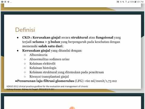 Definisi, Patofisiologi Chronic kidney disease / Gagal ginjal kronis