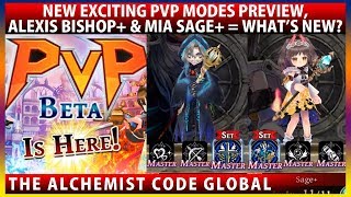 New Real Time Arena Modes Preview, Alexis Bishop+ & Mia Sage+ = What's New? (The Alchemist Code)