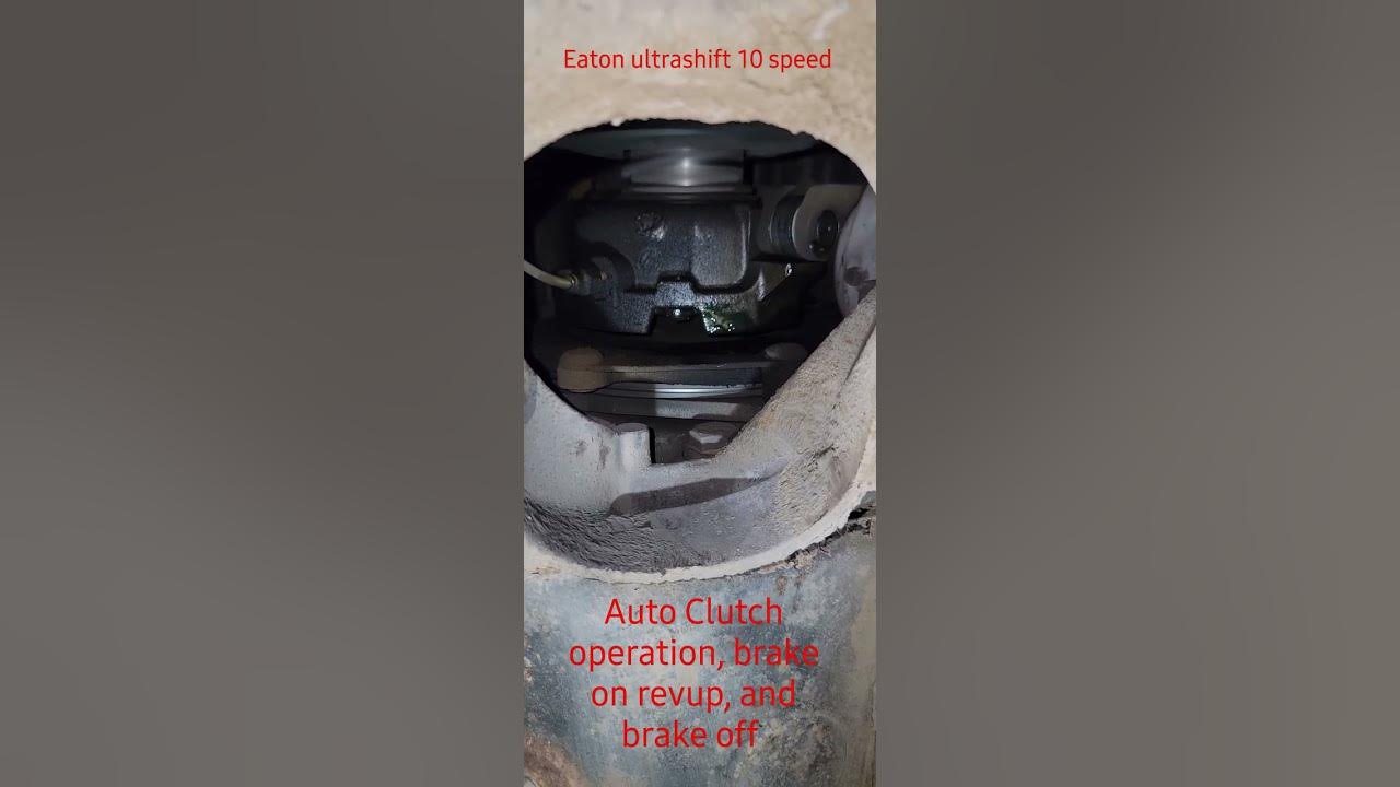 Eaton ultrashift auto clutch operation YouTube