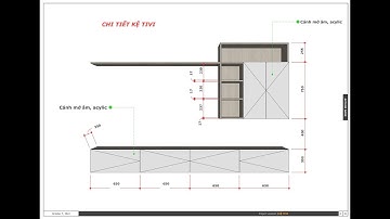 Ghi Chú Đồ Nội Thất Bằng  SketchUp LayOut