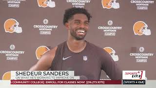 Shedeur Sanders on What He's Working on & Playing for Browns HC Todd Monken - Sports4CLE, 6/10/26