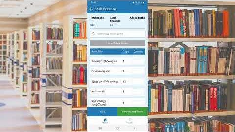 #TNSED App - Library Book Shelf Creation and Library Book Assignment...