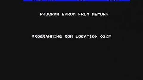 Burning an EPROM using the HCR Micron Plus 64 programmer for the BBC Micro