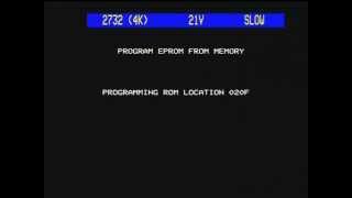 Burning An Eprom Using The Hcr Micron Plus 64 Programmer For The Bbc Micro