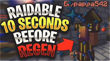 I MADE THEM RAIDABLE 10 SECONDS BEFORE THEY REGENERATED DTR! *INTENSE* | Minecraft Hardcore Factions