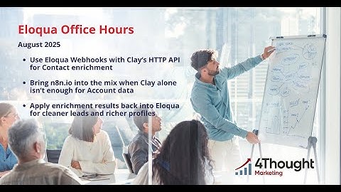 Eloqua Data Enrichment with Clay and n8n - Office Hours Replay