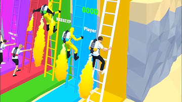 Ladder.io Gameplay Level 1 - 4 (Android / iOS)