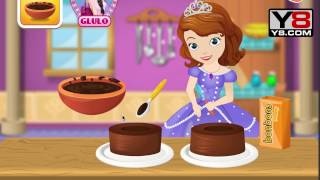 Sofia cooking Princess Cake game screenshot 2
