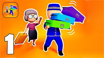 Sky Hotel! - Part 1 Stickman Manage Hote - Gameplay Walkthrough(iOS, Android)