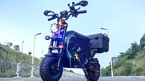 FLJ 72V 12000W Fast Speed Motorcycle Electric Scooter with BOX