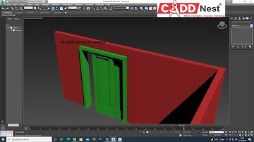 SLIDING DOOR IN 3DS MAX(ಕನ್ನಡ)-CADD Nest