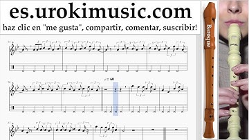 Como Tocar flauta dulce B. Lukas Graham - 7 Years Tablatura Parte#2 um-i927