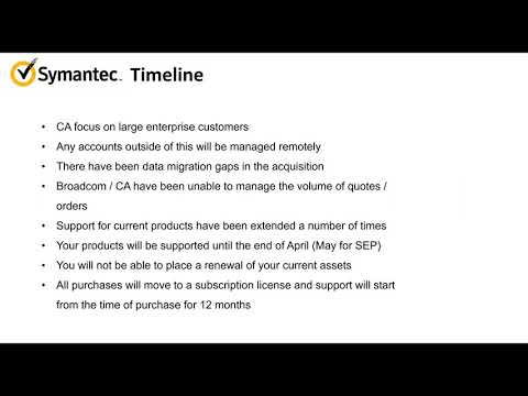 Navigating the Changes at Symantec Broadcom