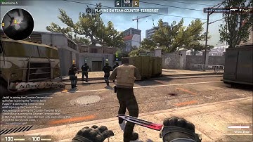 CS:GO - Terrorist spawned in CT spawn during knife round???? :O