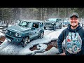 Заряженный сток! Нива, Jimny и Rubicon ломают лед!