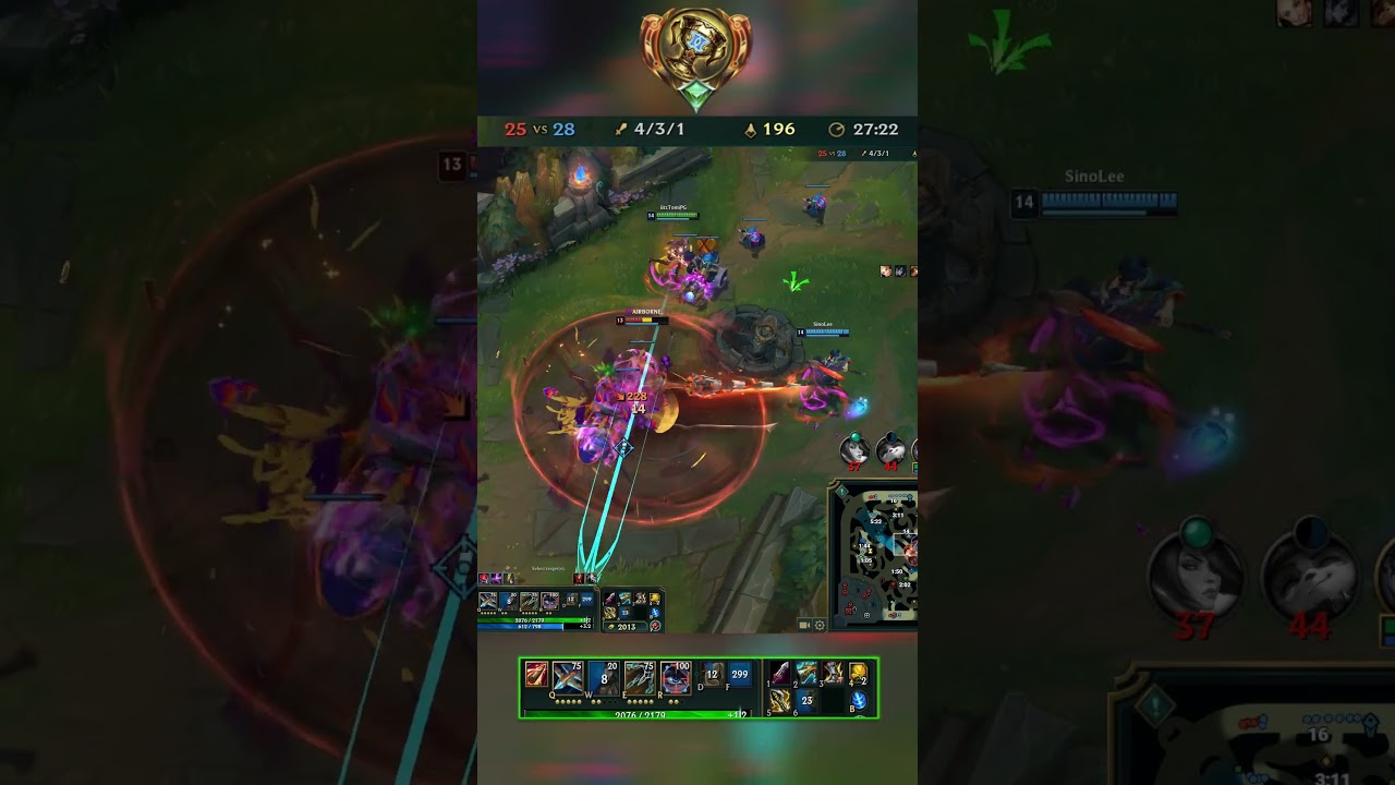 Caitlyn QUADRAKILL 💥 One shot city | League of Legends Shorts