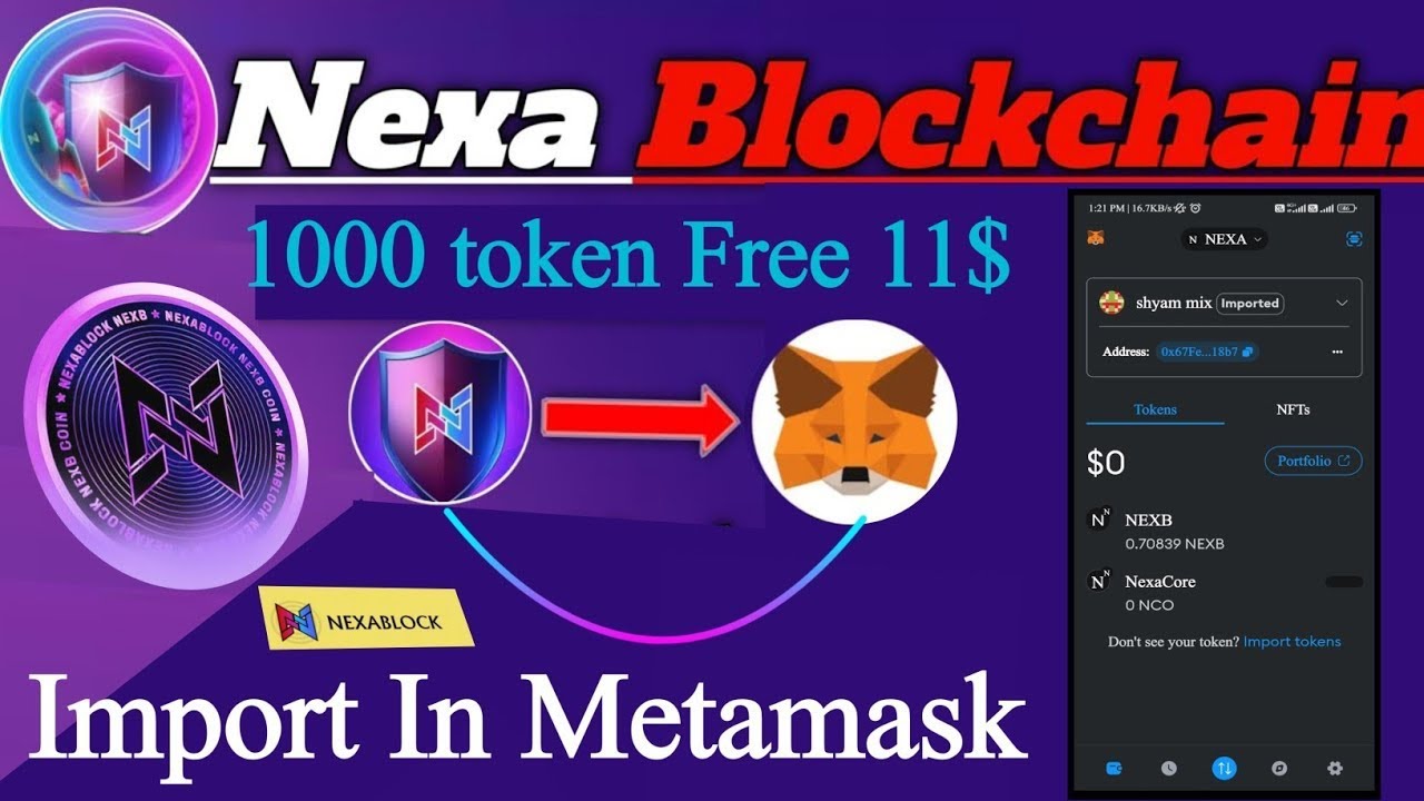HowTo Import Bexa Block in Metamas | Add Network | Import NexaBlock Trust Wallet