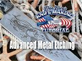 Advanced Electro Etching with Self-Adhesive Vinyl | Step-by-Step Tutorial | Berg Knife Making