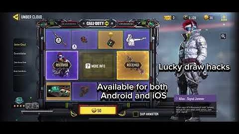 Lucky draw hacks available for both Android and ios #codm