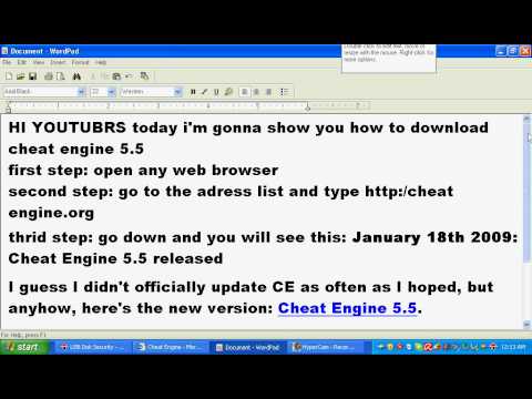 How to download Cheat Engine 5.5 | Doovi