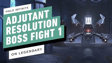 Halo Infinite Legendary Difficulty Adjutant Resolution Boss Fight 1 [4K/60FPS]