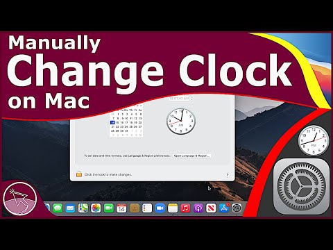 How to MANUALLY Change Clock on Mac - Mac OS Big Sur | 2021