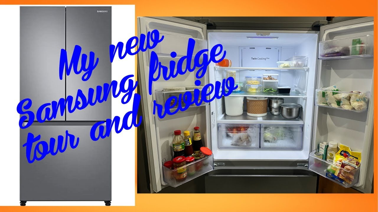 My new Samsung fridge tour and review YouTube