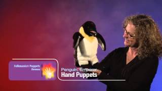 Famous Folkmanis® Emperor Penguin Puppet Demo - Retired Profile