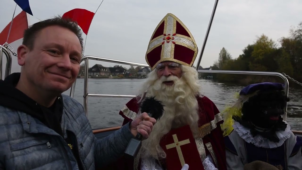 Aankomst Sinterklaas in Landsmeer 2016 met Bert van Gulik
